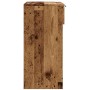 Mesa consola madera contrachapada envejecida 90x36x75 cm