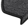 Felpudos para escaleras 15 unidades 65x24x4 cm antracita