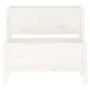 Jardinera madera maciza de pino blanco 84,5x84x75 cm de vidaXL, Maceteros y jardineras - Ref: Foro24-822258, Precio: 96,96 €,...