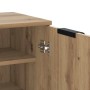 Mueble zapatero madera ingeniería roble artisian 59x35x100,5 cm