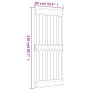 Puerta corredera con herrajes madera maciza de pino 85x210 cm von vidaXL, Türen - Ref: Foro24-3203066, Preis: 165,66 €, Rabat...