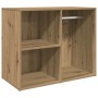 Mueble vestidor madera ingeniería roble artesanal 80x40x65 cm