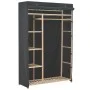 Grauer Stoffschrank 110x40x170 cm von vidaXL, Kleiderschränke - Ref: Foro24-248189, Preis: 136,62 €, Rabatt: %