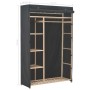 Grauer Stoffschrank 110x40x170 cm von vidaXL, Kleiderschränke - Ref: Foro24-248189, Preis: 129,28 €, Rabatt: %