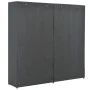 Armario de tela gris 200x40x170 cm by vidaXL, Wardrobes - Ref: Foro24-248201, Price: 185,64 €, Discount: %