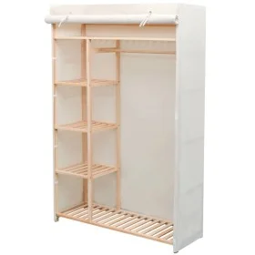 Kleiderschrank aus Stoff und Kiefernholz, 110 x 40 x 170 cm von vidaXL, Kleiderschränke - Ref: Foro24-42976, Preis: 108,09 €,...