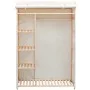 Kleiderschrank aus Stoff und Kiefernholz, 110 x 40 x 170 cm von vidaXL, Kleiderschränke - Ref: Foro24-42976, Preis: 108,09 €,...