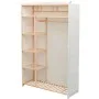 Kleiderschrank aus Stoff und Kiefernholz, 110 x 40 x 170 cm von vidaXL, Kleiderschränke - Ref: Foro24-42976, Preis: 108,09 €,...