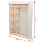 Kleiderschrank aus Stoff und Kiefernholz, 110 x 40 x 170 cm von vidaXL, Kleiderschränke - Ref: Foro24-42976, Preis: 108,09 €,...