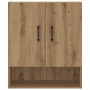 Armario de pared madera de ingeniería roble artesano 60x31x70cm