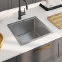 Fregadero de cocina hecho a mano acero inoxidable