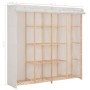 Armario de tela blanco 173x40x170 cm de vidaXL, Armarios roperos - Ref: Foro24-248198, Precio: 169,64 €, Descuento: %