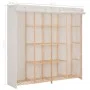 Kleiderschrank aus weißem Stoff, 173 x 40 x 170 cm von vidaXL, Kleiderschränke - Ref: Foro24-248198, Preis: 221,99 €, Rabatt: %