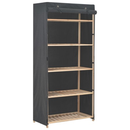 Kleiderschrank aus grauem Stoff, 79 x 40 x 170 cm von vidaXL, Kleiderschränke - Ref: Foro24-248191, Preis: 108,61 €, Rabatt: %