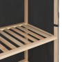 Kleiderschrank aus grauem Stoff, 79 x 40 x 170 cm von vidaXL, Kleiderschränke - Ref: Foro24-248191, Preis: 108,61 €, Rabatt: %