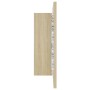 Armario espejo de baño LED acrílico roble Sonoma 40x12x45 cm de vidaXL, Tocadores de baño - Ref: Foro24-804951, Precio: 40,81...