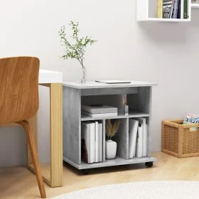 Betongrauer Sperrholz-Rollschrank 60x45x60 cm von vidaXL, Schließfächer und Lagerschränke - Ref: Foro24-808480, Preis: 42,36 ...