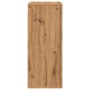 Armario de pared madera ingeniería roble artesanal 80x33x80 cm