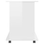 Glänzend weißer Sperrholz-Rollenschrank, 60 x 45 x 60 cm von vidaXL, Schließfächer und Lagerschränke - Ref: Foro24-808482, Pr...
