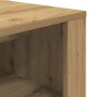Mueble zapatero madera de ingeniería roble artisan 100x35x45 cm