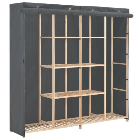 Stoffschrank in Grau 173x40x170 cm von vidaXL, Kleiderschränke - Ref: Foro24-248199, Preis: 391,71 €, Rabatt: %