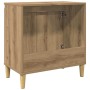 Mueble de lavabo madera de ingeniería roble artisan 58x33x60 cm