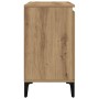 Mueble de lavabo madera de ingeniería roble artisan 58x33x60 cm