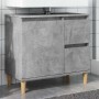 Mueble de lavabo madera ingeniería gris hormigón 65x33x60 cm en Tocadores de baño | Comprar online en Foro24
