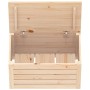 Aufbewahrungsbox aus massivem Kiefernholz, 59,5 x 36,5 x 33 cm von vidaXL, Schränke und Lagerung - Ref: Foro24-823614, Preis:...