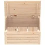 Aufbewahrungsbox aus massivem Kiefernholz, 59,5 x 36,5 x 33 cm von vidaXL, Schränke und Lagerung - Ref: Foro24-823614, Preis:...