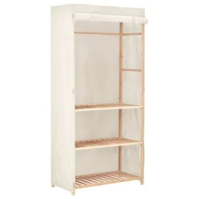 Armario de ropa de 3 niveles 79x40x170 cm de vidaXL, Armarios roperos - Ref: Foro24-247107, Precio: 102,45 €, Descuento: %