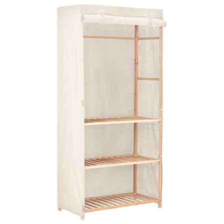 Armario de ropa de 3 niveles 79x40x170 cm de vidaXL, Armarios roperos - Ref: Foro24-247107, Precio: 97,59 €, Descuento: %