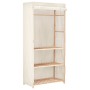 Armario de ropa de 3 niveles 79x40x170 cm de vidaXL, Armarios roperos - Ref: Foro24-247107, Precio: 97,59 €, Descuento: %