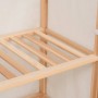 Armario de ropa de 3 niveles 79x40x170 cm de vidaXL, Armarios roperos - Ref: Foro24-247107, Precio: 97,59 €, Descuento: %