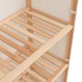 Armario de ropa de 3 niveles 79x40x170 cm de vidaXL, Armarios roperos - Ref: Foro24-247107, Precio: 97,59 €, Descuento: %