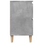 Armario de lavabo madera contrachapada gris hormigón 80x33x60cm en Tocadores de baño | Comprar online en Foro24