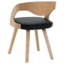 Dining chairs 2 pcs curved wood and black synthetic leather by vidaXL, dining chairs - Ref: Foro24-283105, Price: 264,95 €, D...