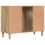 Mueble de lavabo madera ingeniería roble artisan 80x33x60 cm