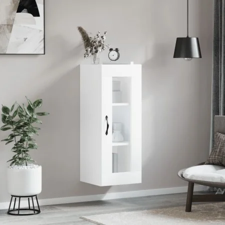 Weißer Wandschrank 34,5x34x90 cm von vidaXL, Sideboards - Ref: Foro24-835002, Preis: 51,97 €, Rabatt: %