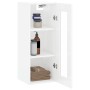 Glänzend weißer Wandschrank 34,5x34x90 cm von vidaXL, Sideboards - Ref: Foro24-835004, Preis: 57,93 €, Rabatt: %