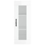 Glänzend weißer Wandschrank 34,5x34x90 cm von vidaXL, Sideboards - Ref: Foro24-835004, Preis: 57,93 €, Rabatt: %