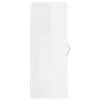 Glänzend weißer Wandschrank 34,5x34x90 cm von vidaXL, Sideboards - Ref: Foro24-835004, Preis: 57,18 €, Rabatt: %