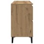 Mueble de lavabo madera ingeniería roble artisan 80x33x60 cm