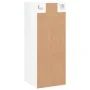 Glänzend weißer Wandschrank 34,5x34x90 cm von vidaXL, Sideboards - Ref: Foro24-835004, Preis: 57,18 €, Rabatt: %