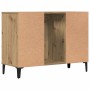 Mueble de lavabo madera ingeniería roble artisan 80x33x60 cm