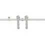Hardware-Set für Schiebetür 183 cm, silberfarbener Stahl von vidaXL, Türen - Ref: Foro24-142826, Preis: 109,83 €, Rabatt: %