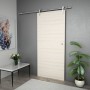 Hardware kit for sliding door 183 cm silver steel by vidaXL, Doors - Ref: Foro24-142826, Price: 111,62 €, Discount: %