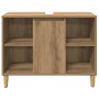 Mueble de baño madera de ingeniería roble artisian 80x33x60 cm