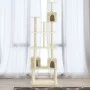 Cat scratching post with cream sisal posts 188 cm by vidaXL, Cat furniture - Ref: Foro24-171488, Price: 94,43 €, Discount: %