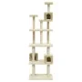 Rascador para gatos con postes de sisal crema 188 cm de vidaXL, Mobiliario para gatos - Ref: Foro24-171488, Precio: 96,15 €, ...